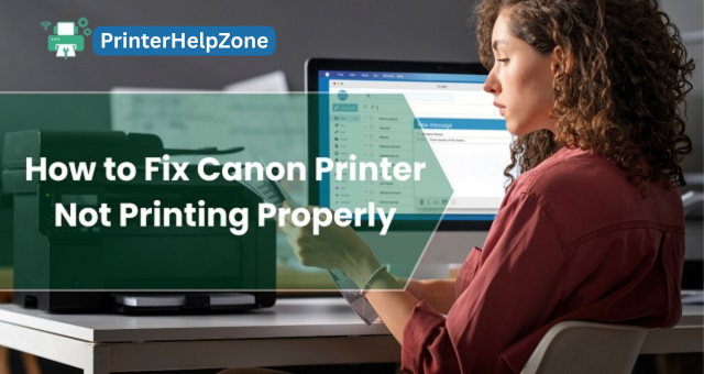 Canon Printer Not Printing